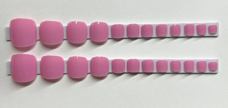 Hellrosa Drücken Sie Auf Den Zehennagel von Etsy - NailditbyTara