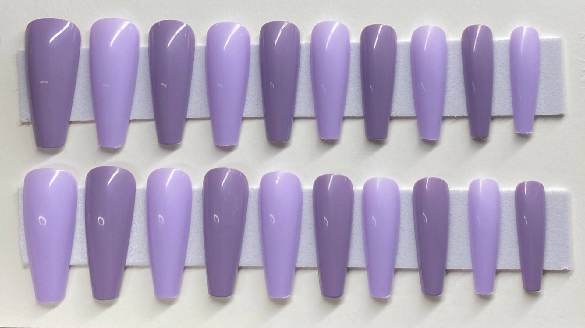 Zweifarbiges Lila Xl Langer Sarg Press On Nail Kit Zweifarbiges Lila Xl Langer Sarg Press On Nail Kit von Etsy - NailditbyTara