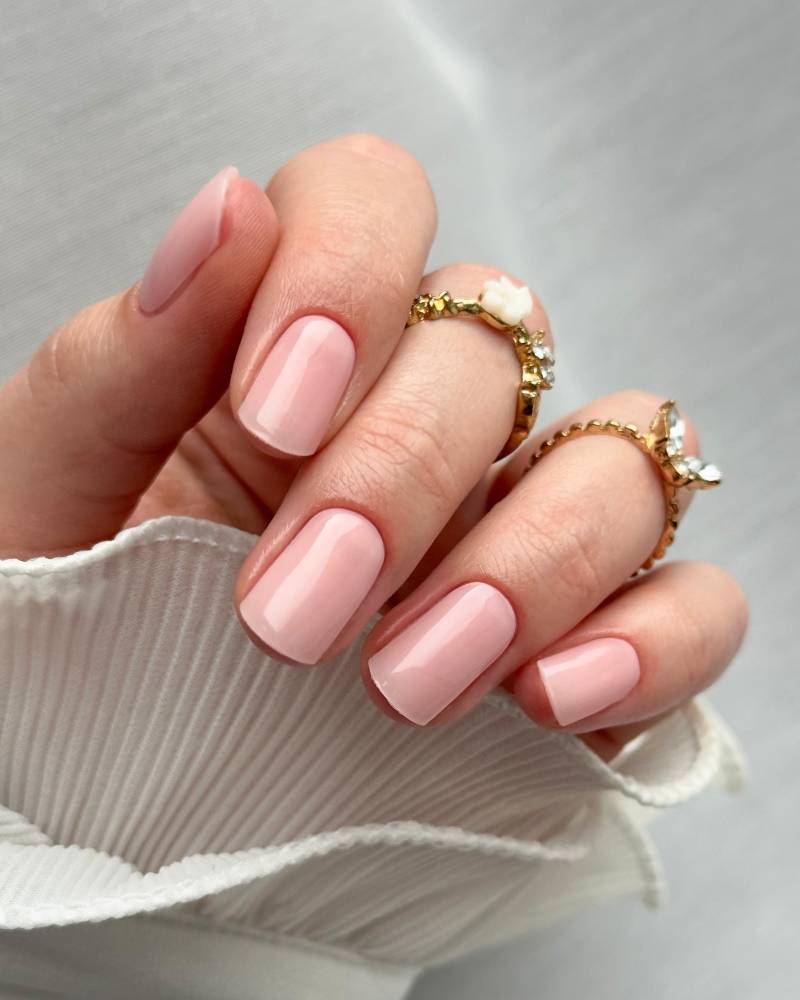 Rosa Transparent Uv Gel Strips von Etsy - Nailful
