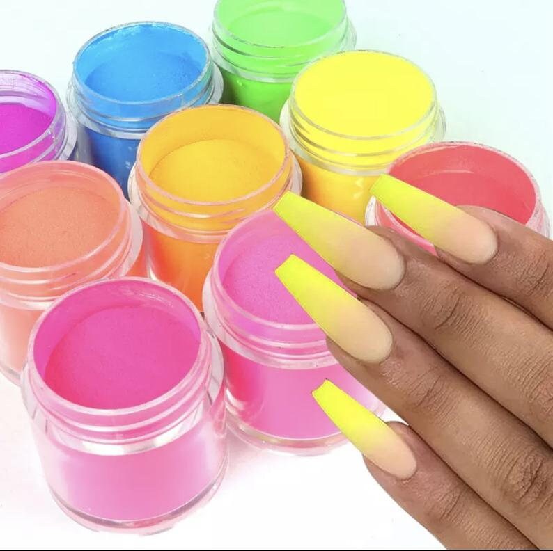 Neon Acryl/ Dipping Powder von Etsy - NailsAreLife