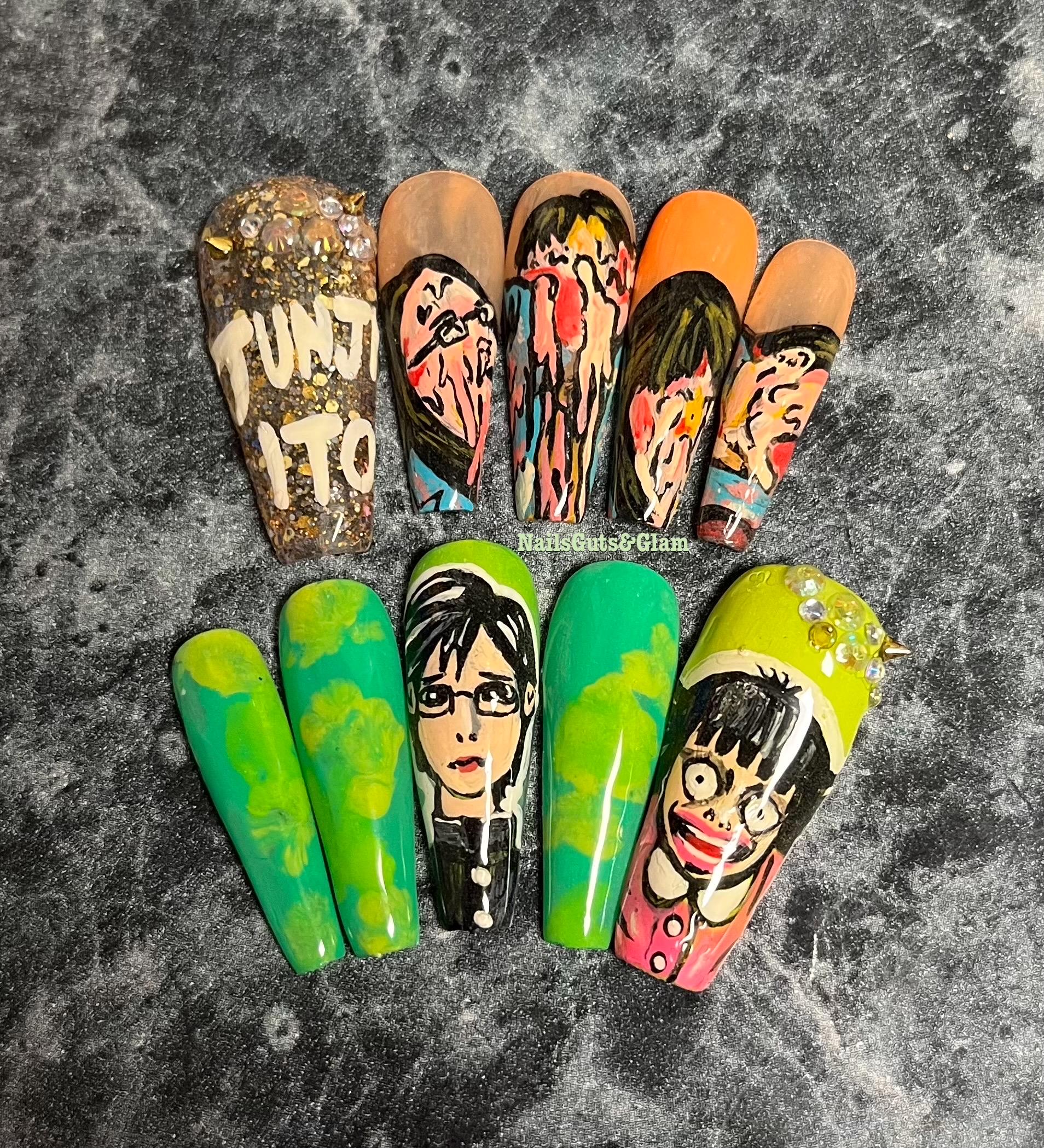 Auflösende, Klassenzimmer Inspirierte Nägel von Etsy - NailsGutsGlam