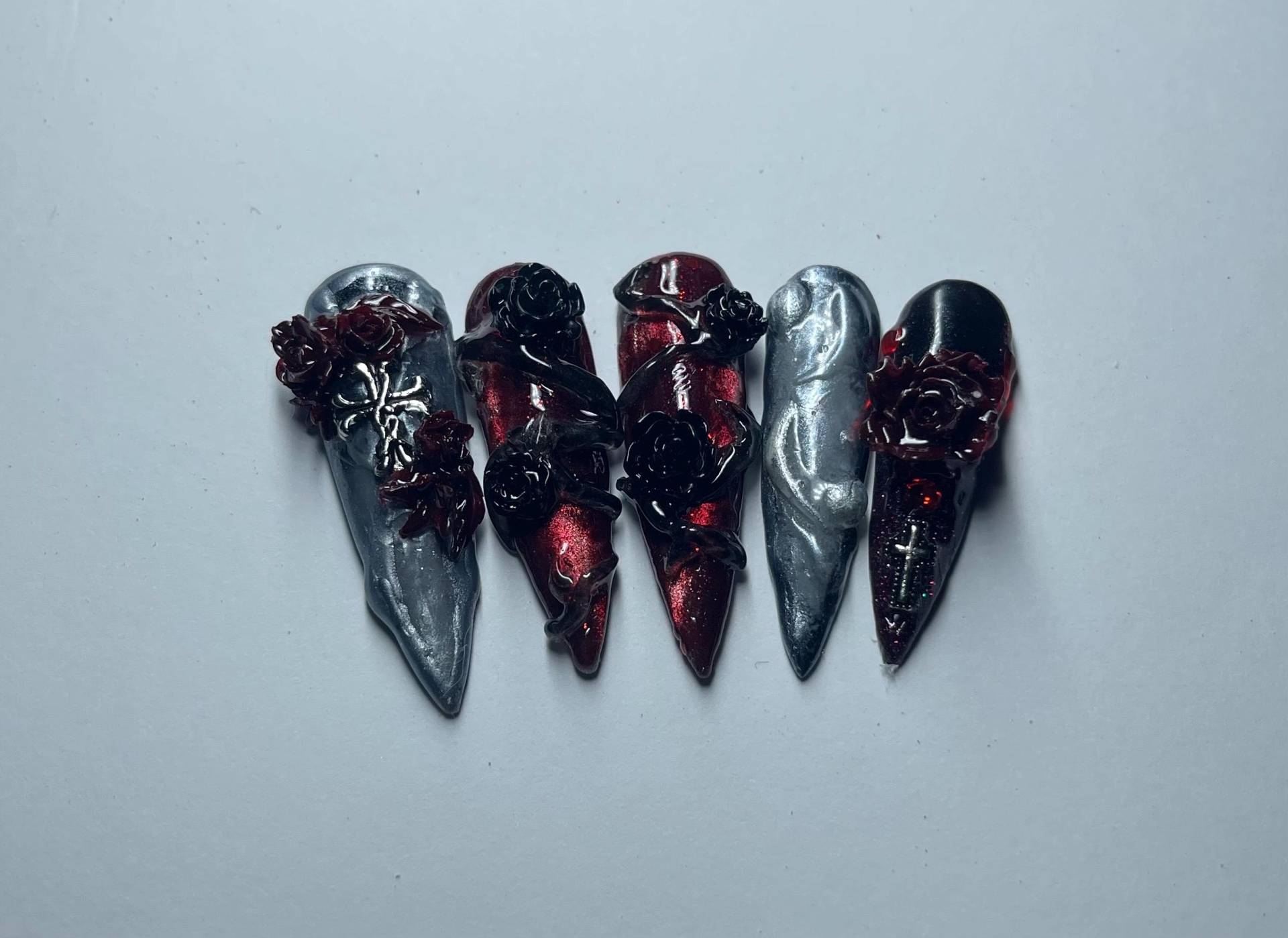 Handgefertigte Benutzerdefinierte Press-On-Nägel Wiederverwendbar, Mehrere Formen, Polygel, Saisonale Sets, Halloween, Weihnachten, Ostern, Sommer Handgefertigte Benutzerdefinierte Press-On-Nägel Wiederverwendbar, Mehrere Formen, Polygel, Saisonale Sets, Halloween, Weihnachten, Ostern, Sommer von Etsy - NailsbyEty