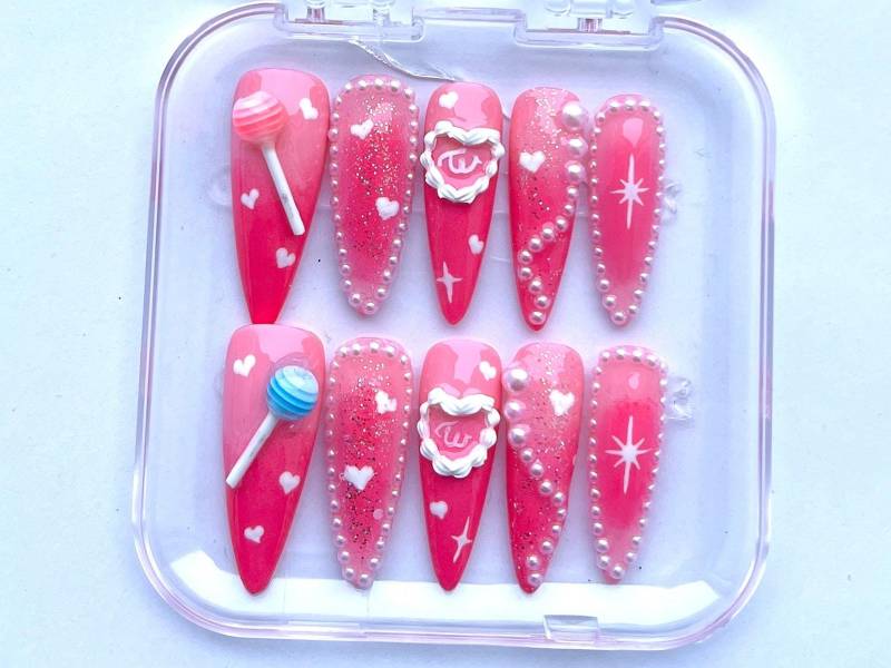 Twice This Is For World Tour Press On Nails Kpop von Etsy - Nailzessa