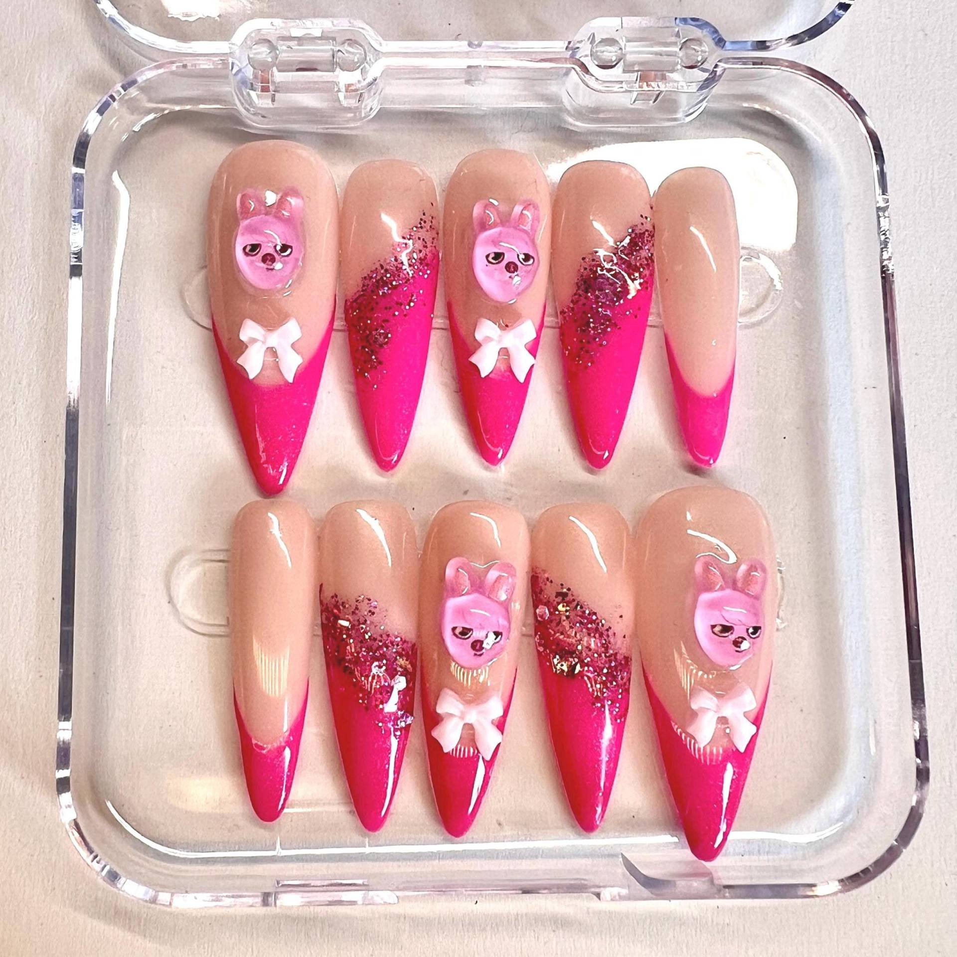 stray Kids Dwaekki Press On Nails - Skzoo Skz Changbin Kpop Press Nails von Etsy - Nailzessa