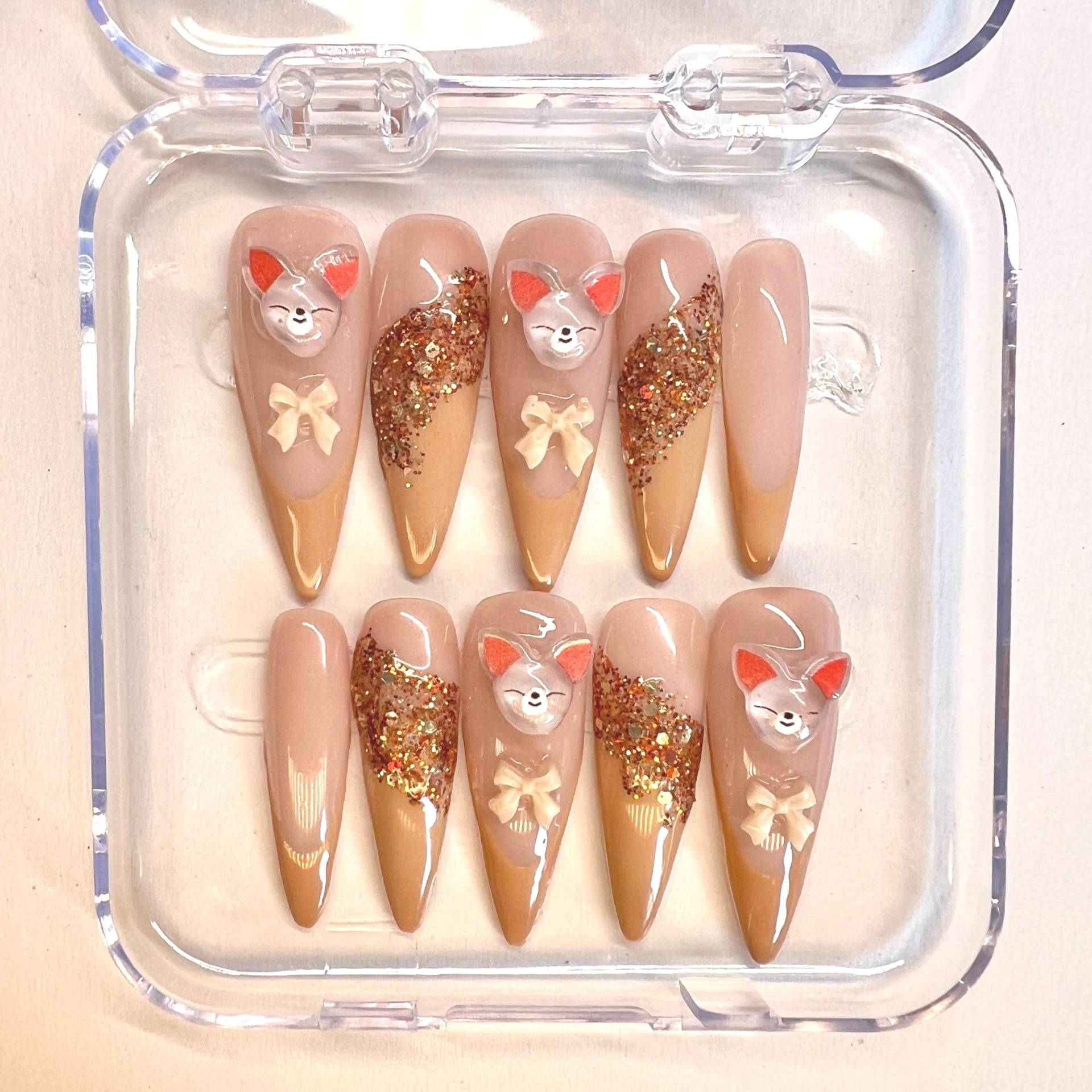 stray Kids Foxi.ny Press On Nails - Skzoo Skz I.n Kpop Press Nails von Etsy - Nailzessa