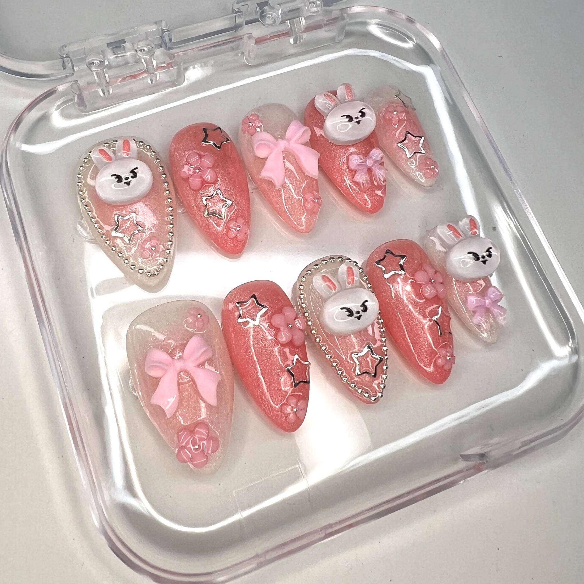 stray Kids Leebit Mixed Press On Nails - Skzoo Skz Lee Know Minho Kpop Press Nails von Etsy - Nailzessa