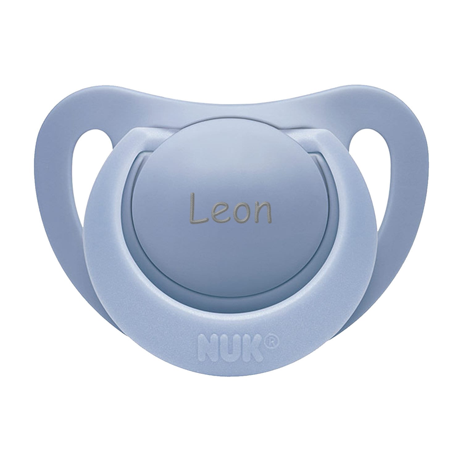 Schnuller Mit Namen Graviert - Nuk Genius Blau Größe 2 von Etsy - Namenbar