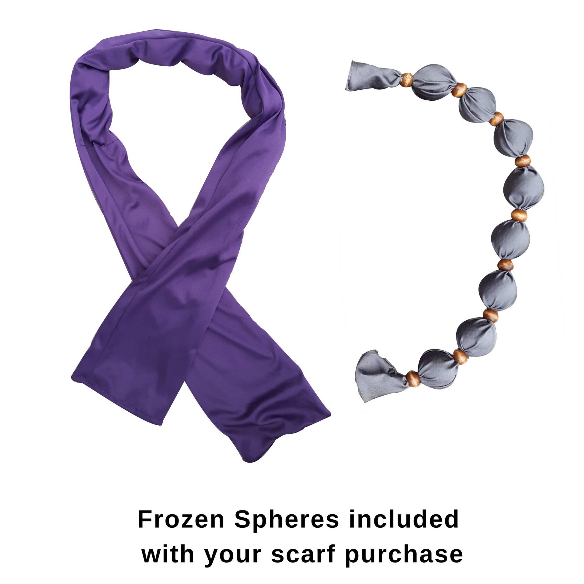 Schlag Hitzewallungen Mit Stil Nano-Ice Cooling Halskette Im Schal-Stil - Lila Kühlungskugeln Inklusive Schlag Hitzewallungen Mit Stil Nano-Ice Cooling Halskette Im Schal-Stil - Lila Kühlungskugeln Inklusive von Etsy - NanoIceCooling