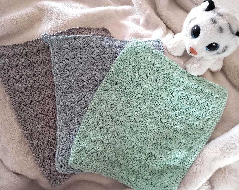 Waschlappen Aus Bambusgarn Nachhaltig Und Weich - Handgemacht- Baby Familie- Set von Etsy - NaschDesigns