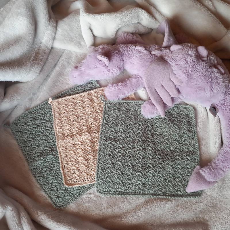 Waschlappen Aus Bambusgarn Nachhaltig Und Weich - Handgemacht- Baby Familie- Set Waschlappen Aus Bambusgarn Nachhaltig Und Weich - Handgemacht- Baby Familie- Set von Etsy - NaschDesigns