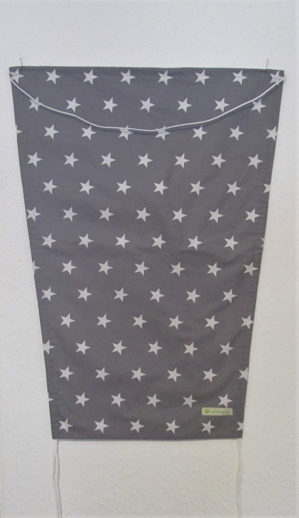 Sonnensegel Sonnenschutz Grau Sterne Stars von Etsy - NatiFarbenfroh
