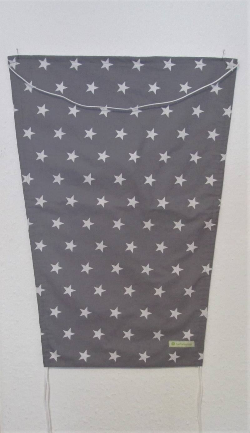 Sonnensegel Sonnenschutz Grau Sterne Stars von Etsy - NatiFarbenfroh
