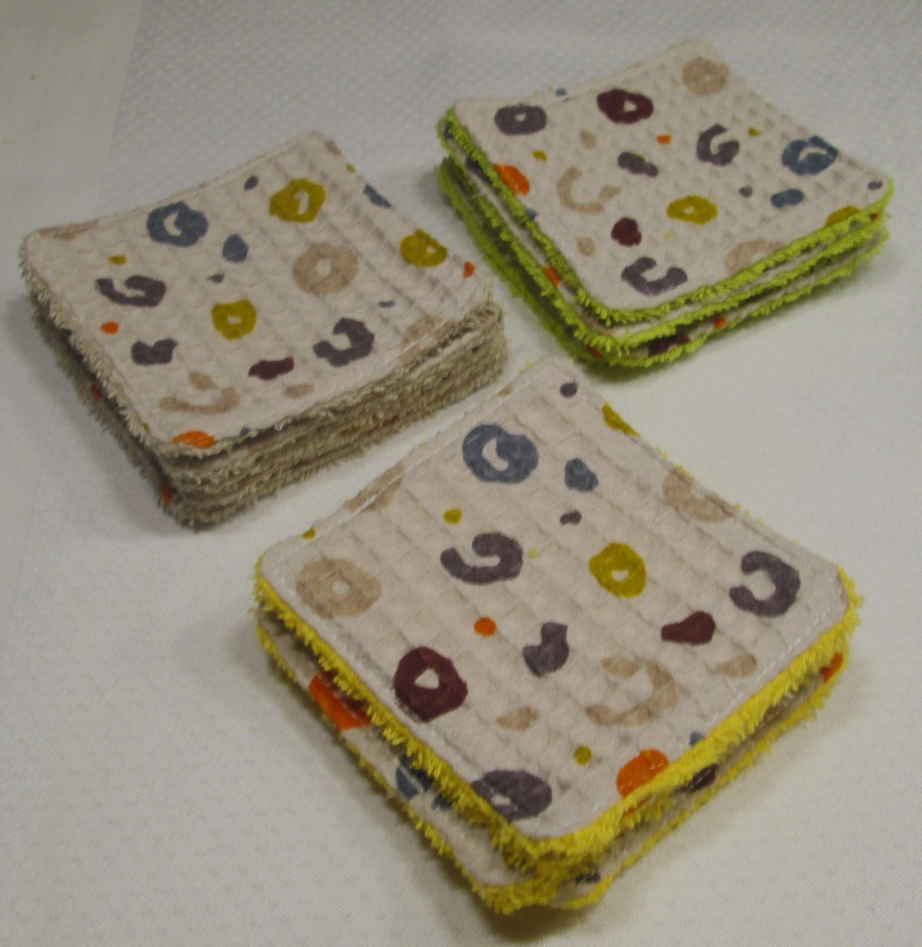 Waschbare Kosmetikpads/Reinigunsset, 5 Stück, Waffelpique/Baumwollfrottee, Verschiedener Frottee Waschbare Kosmetikpads/Reinigunsset, 5 Stück, Waffelpique/Baumwollfrottee, Verschiedener Frottee von Etsy - NatiFarbenfroh