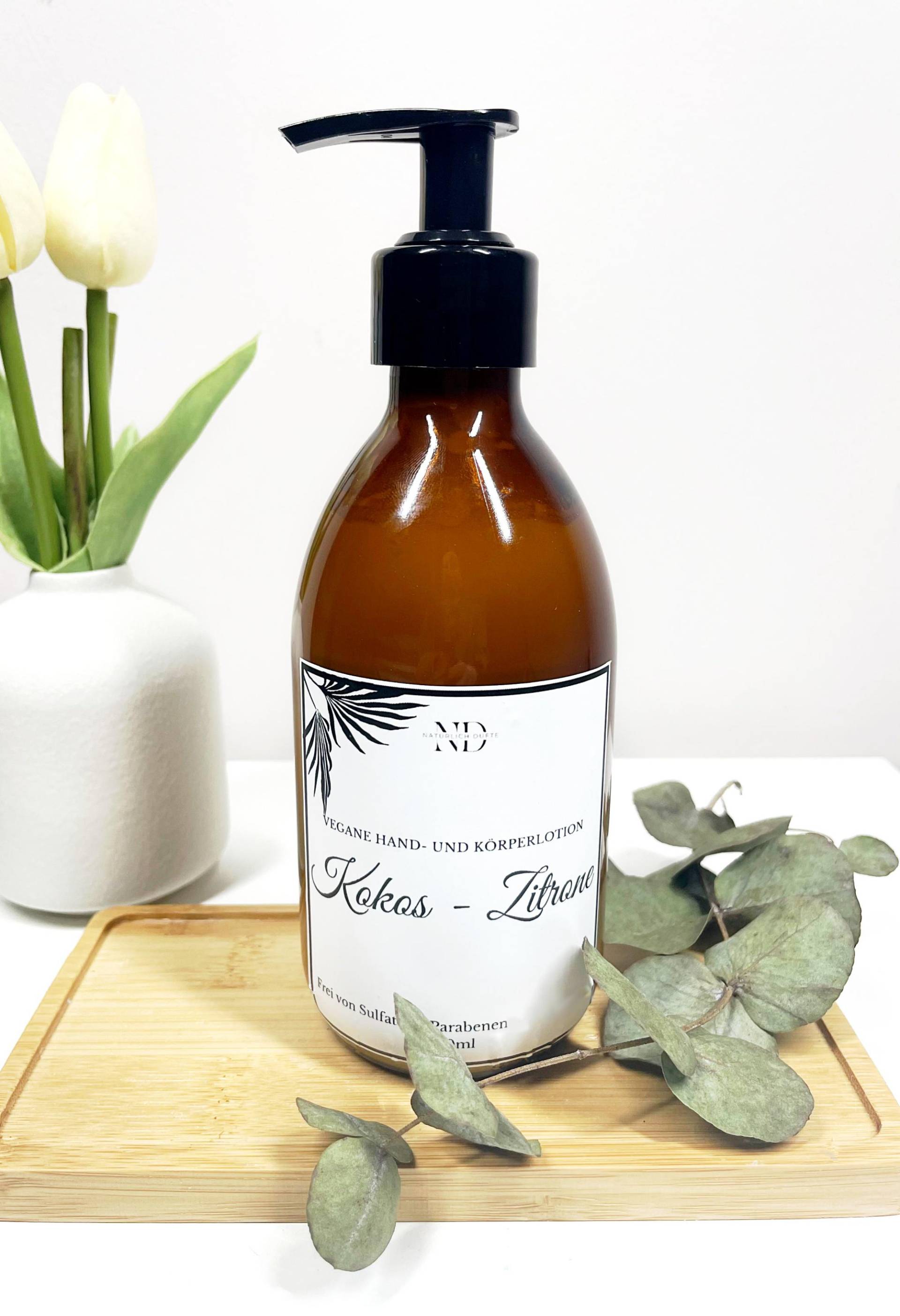 Hand - Und Körperlotion, Vegan, Kokos-Zitrone, 300Ml von Etsy - NatuerlichDufte