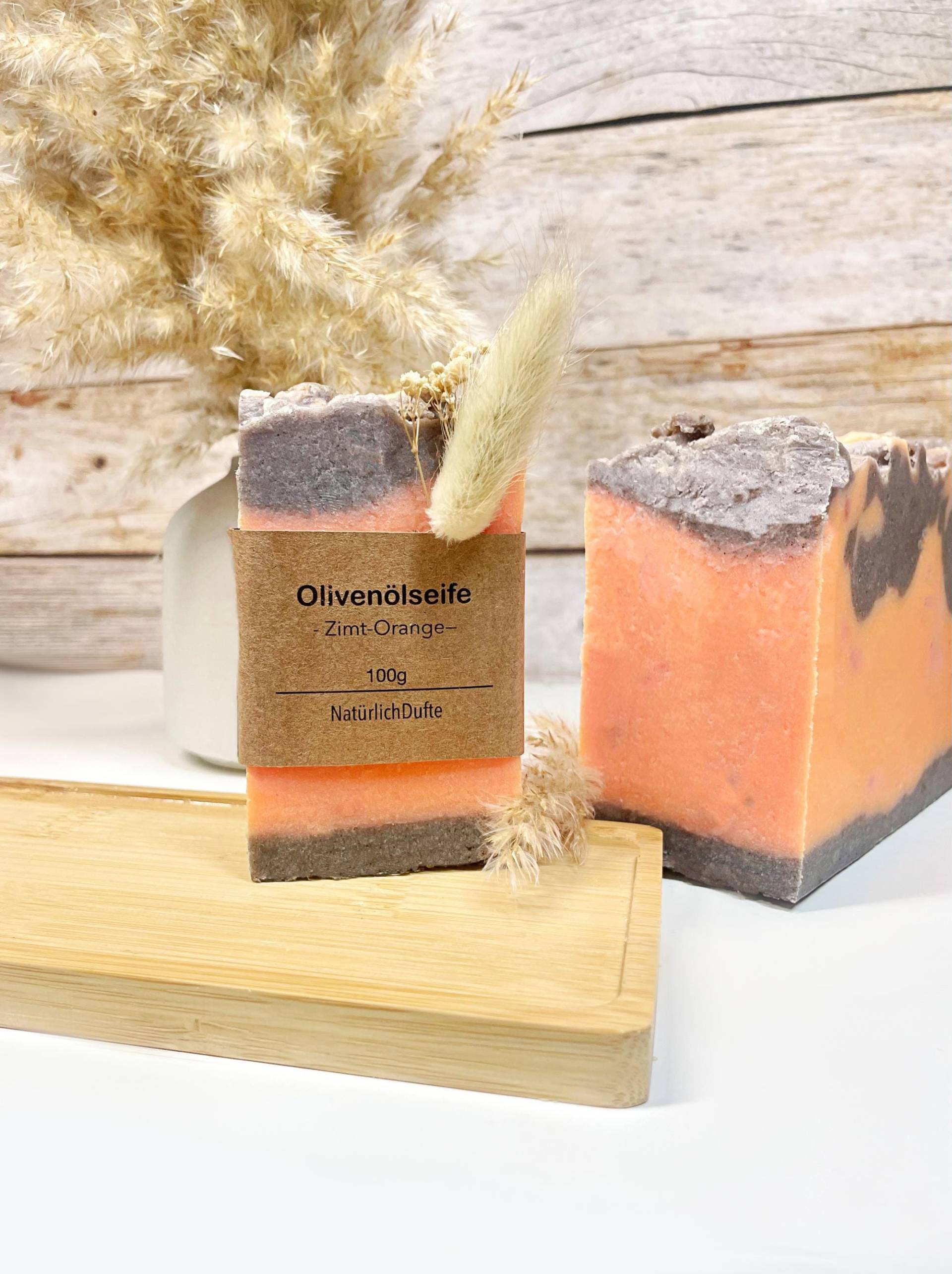 Natürliche Olivenölseife, Orange-Zimt, Vegan Natürliche Olivenölseife, Orange-Zimt, Vegan von Etsy - NatuerlichDufte
