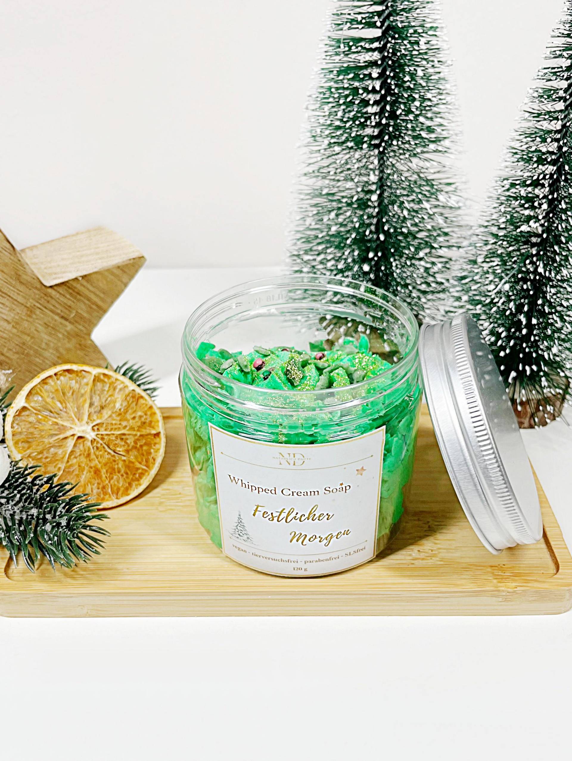 Whipped Soap, Schlagseife, Festlicher Morgen, 120G von Etsy - NatuerlichDufte