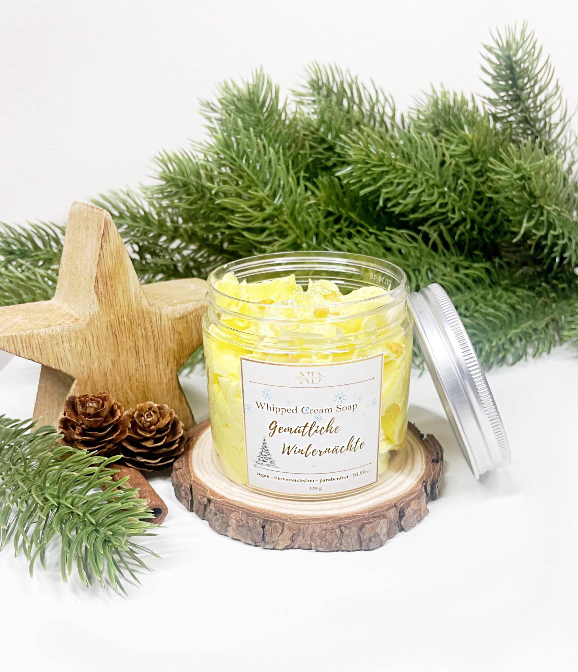 Whipped Soap, Schlagseife, Gemütliche Winternächte, 120G Whipped Soap, Schlagseife, Gemütliche Winternächte, 120G von Etsy - NatuerlichDufte