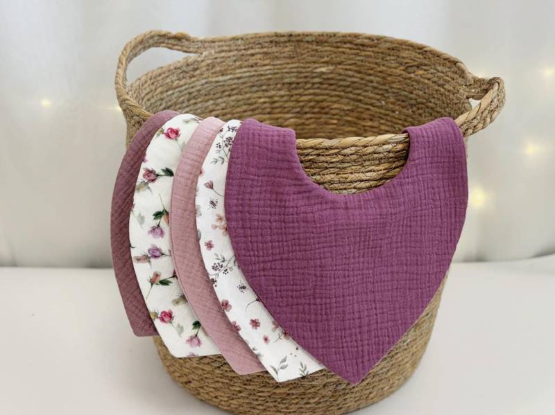 Bio-Baby-Bandana-Lätzchen Und Spucktuch-Set - Saugfähiges Dribble-Lätzchen, Wasserdichtes Frottee, Natürliche Baumwolle-Babypartygeschenk von Etsy - NaturalCuddles