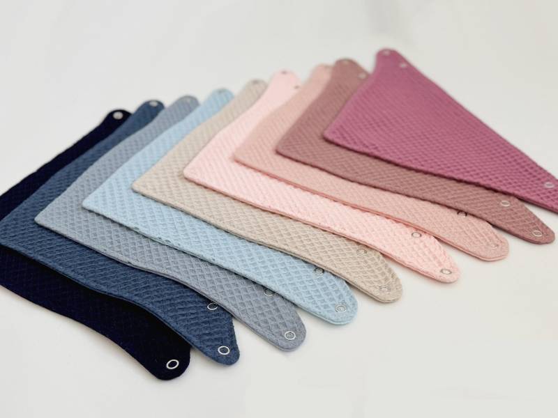 Wasserdichte Babylätzchen - Bandana Aus Bio-Baumwolle Für Mädchen, Saugfähiges Kleinkind-Sabberlätzchen, Babypartygeschenk von Etsy - NaturalCuddles