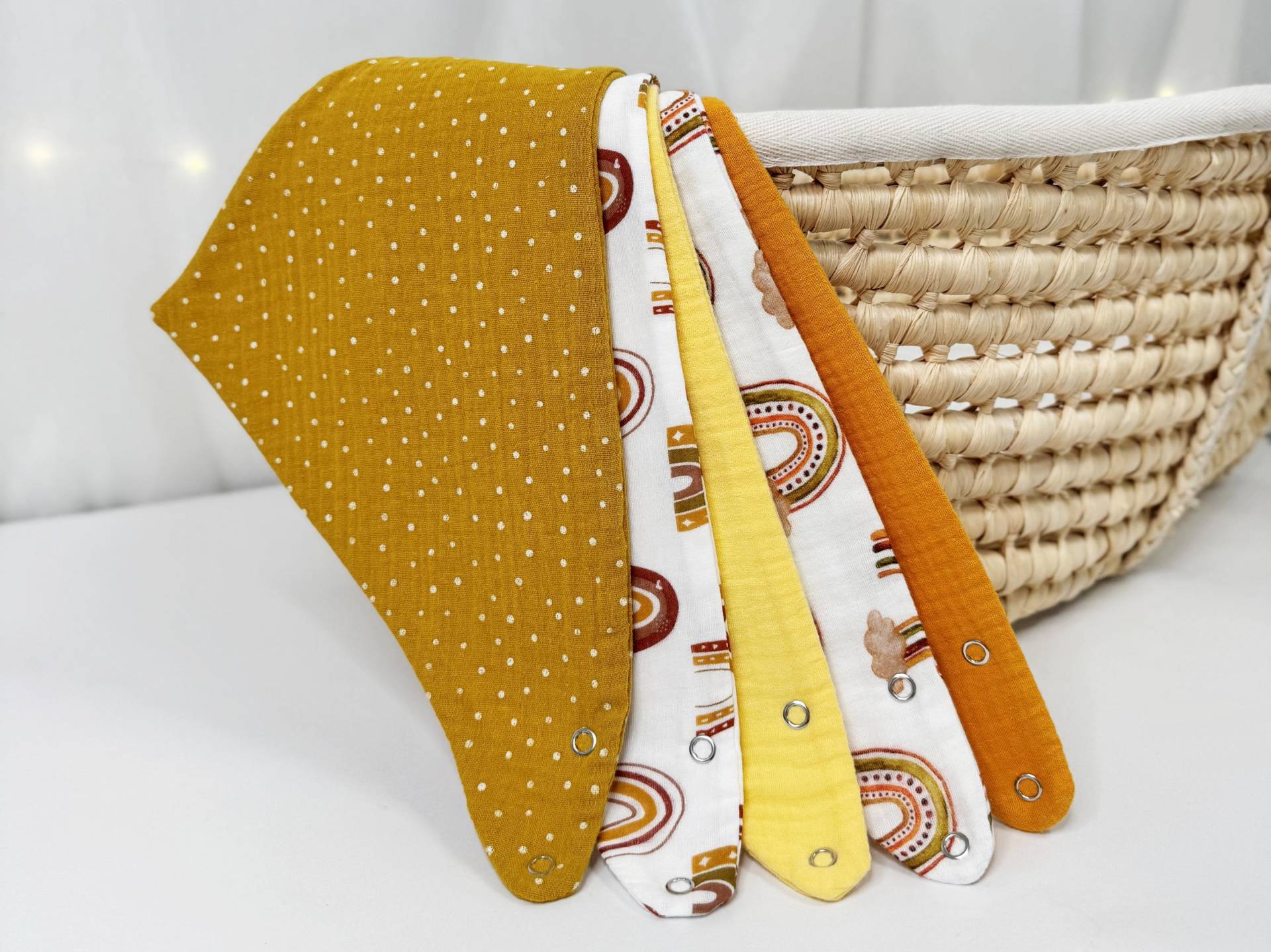 Verstellbare, Wasserdichte & Musselin Baumwoll-Bandana Für Kleinkinder - Weiche Sommerlätzchen, Dreieck-Design von Etsy - NaturalCuddles