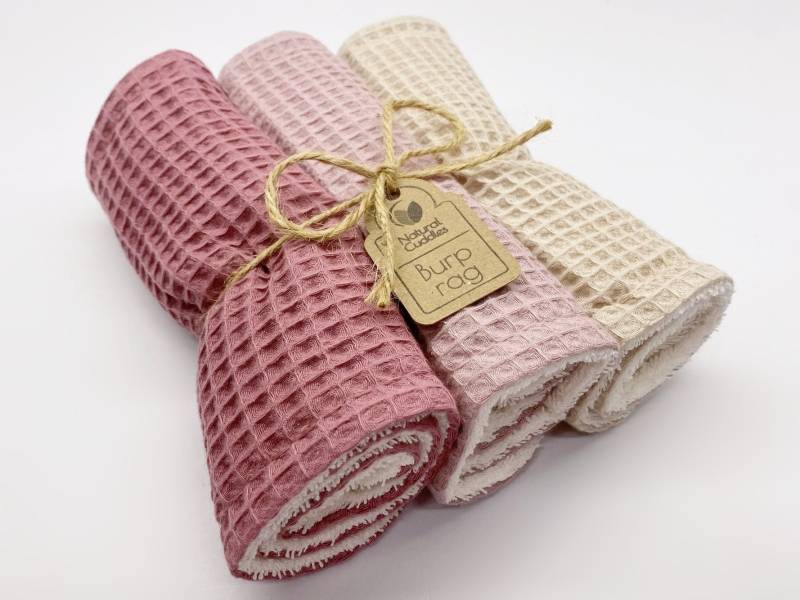 Waffel Spucktücher Bio Babykleidung Spucktuch Baby Jungen Geschenk Musselin von Etsy - NaturalCuddles
