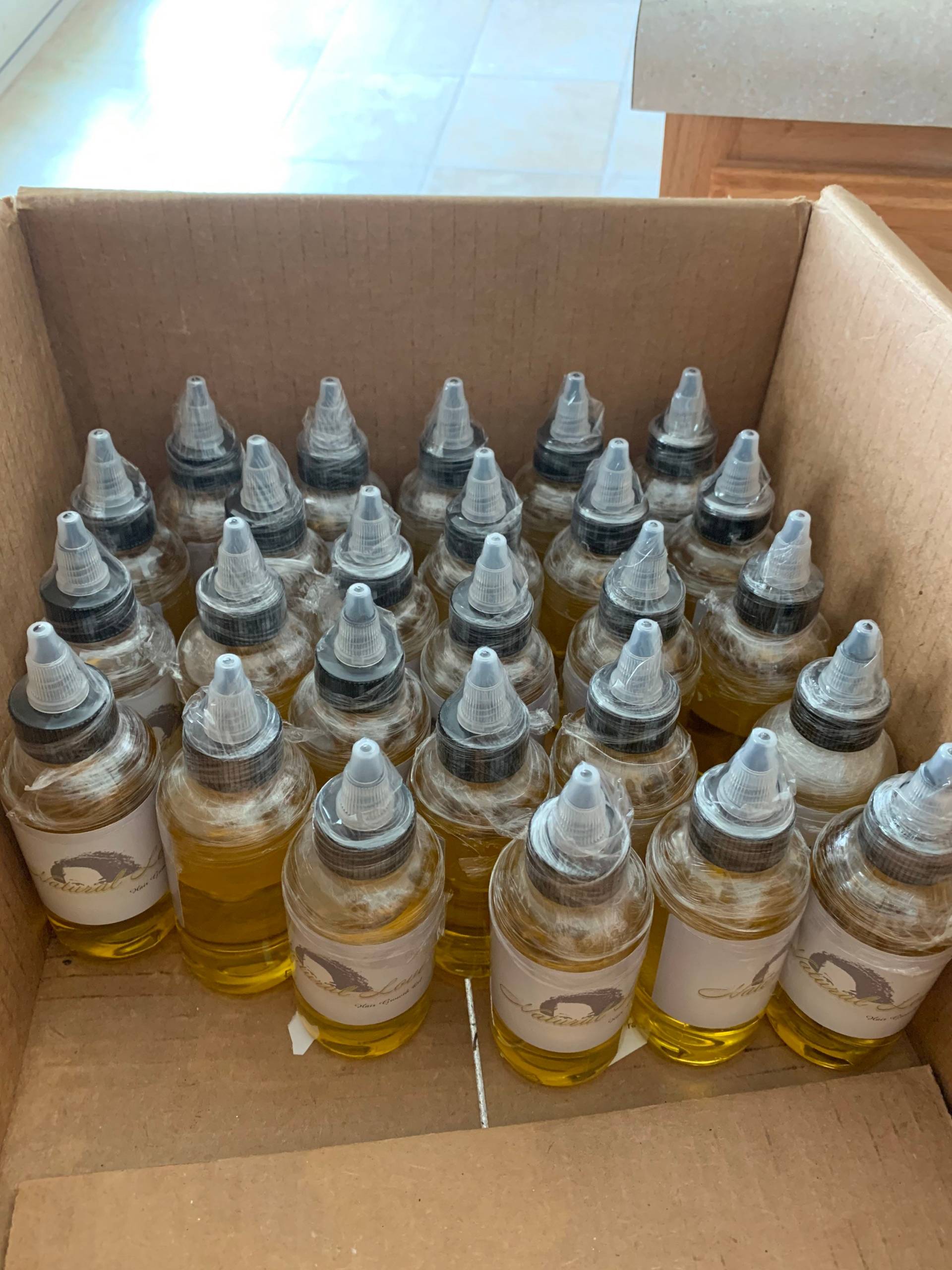 Haarwuchsöl, Stimulierend, Verdickend, Ganz Natürlich, Großhandel/10Er-Pack 8Oz Flaschen von Etsy - NaturalLoveByAmanda