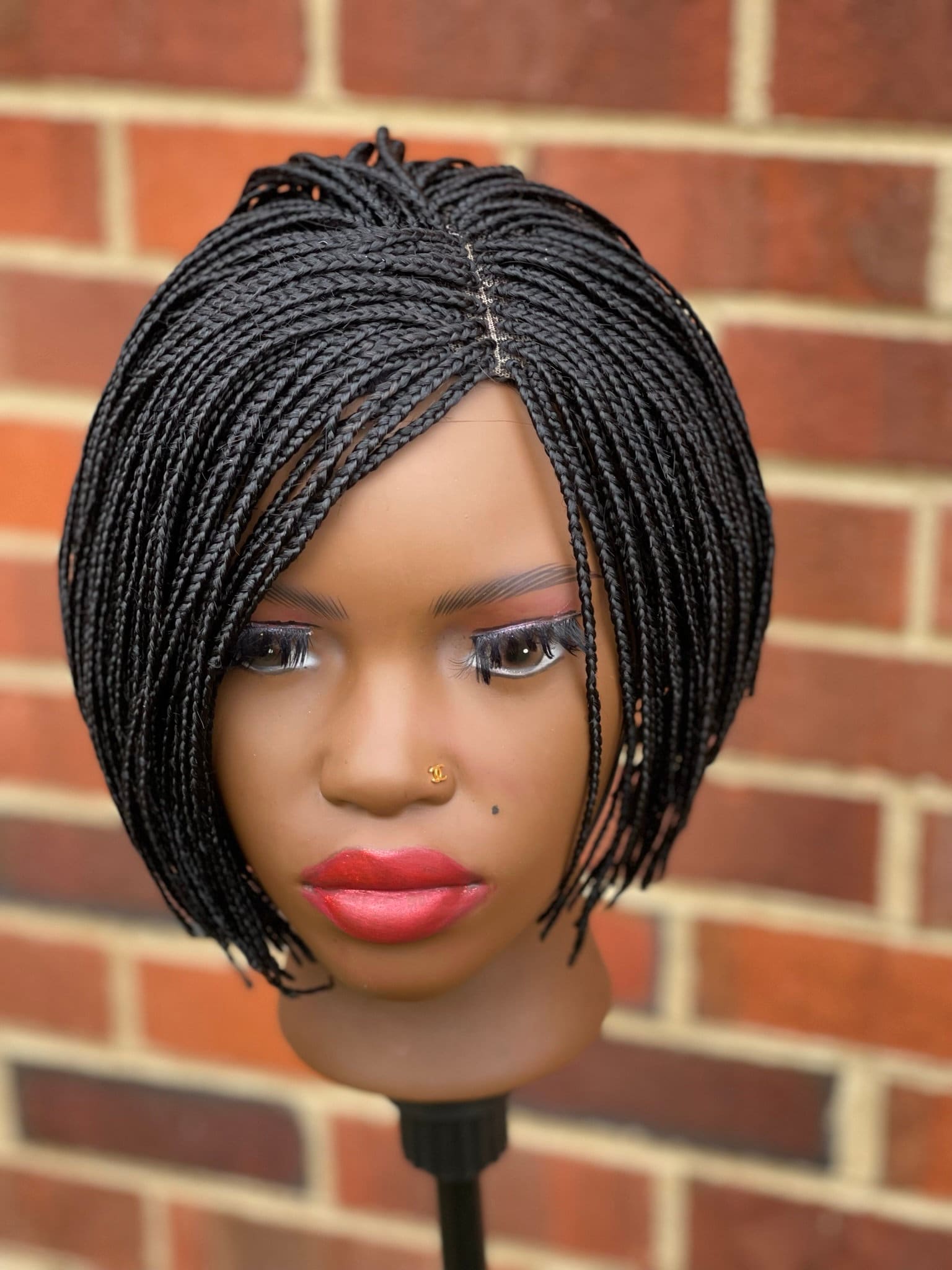 Kurze Platin Blonde Silber Graue Pixie Bob Micro Zopf Perücke Kurze Platin Blonde Silber Graue Pixie Bob Micro Zopf Perücke von Etsy - Naturalgirlworld