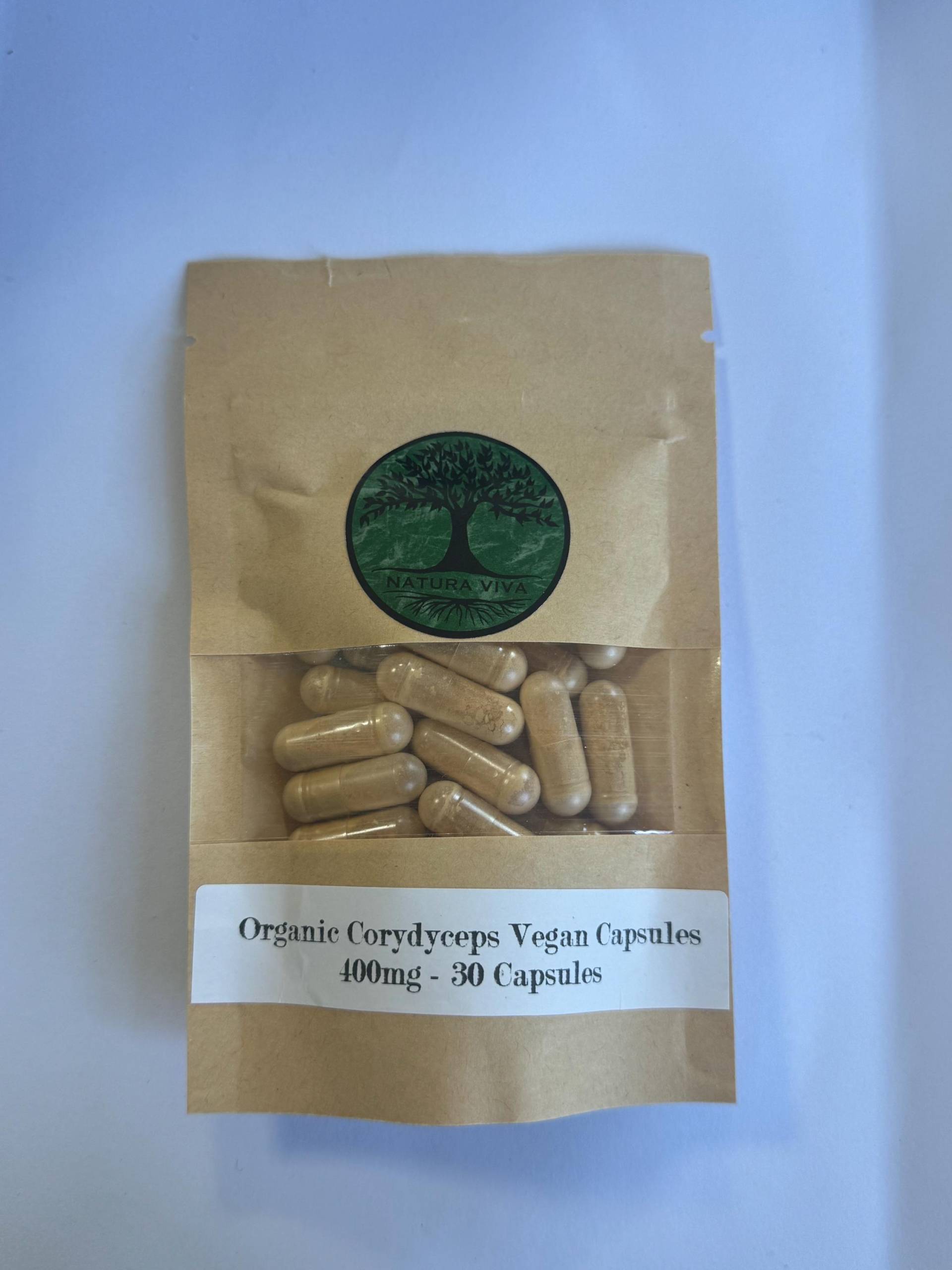 Cordyceps Pilz Kapseln 400 Mg/30Pack Bio Cordyceps Pilz Kapseln 400 Mg/30Pack Bio von Etsy - Naturavivauk