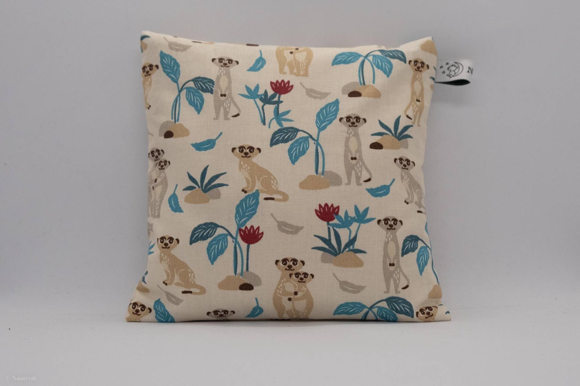 Kissen - Erdmännchen 19x19 von Etsy - NaturcraftLaden