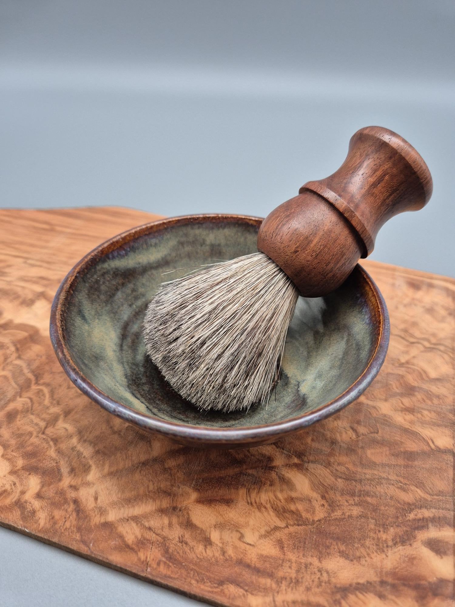 Blauebraune Rasierschale | Keramik, Als Set Mit Seife Möglich Blauebraune Rasierschale | Keramik, Als Set Mit Seife Möglich von Etsy - NatureArtBoxDE