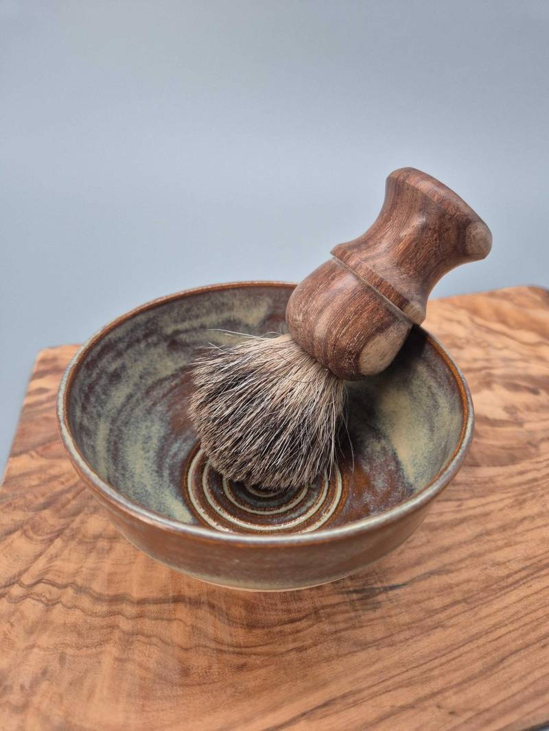 Braune Rasierschale | Keramik von Etsy - NatureArtBoxDE
