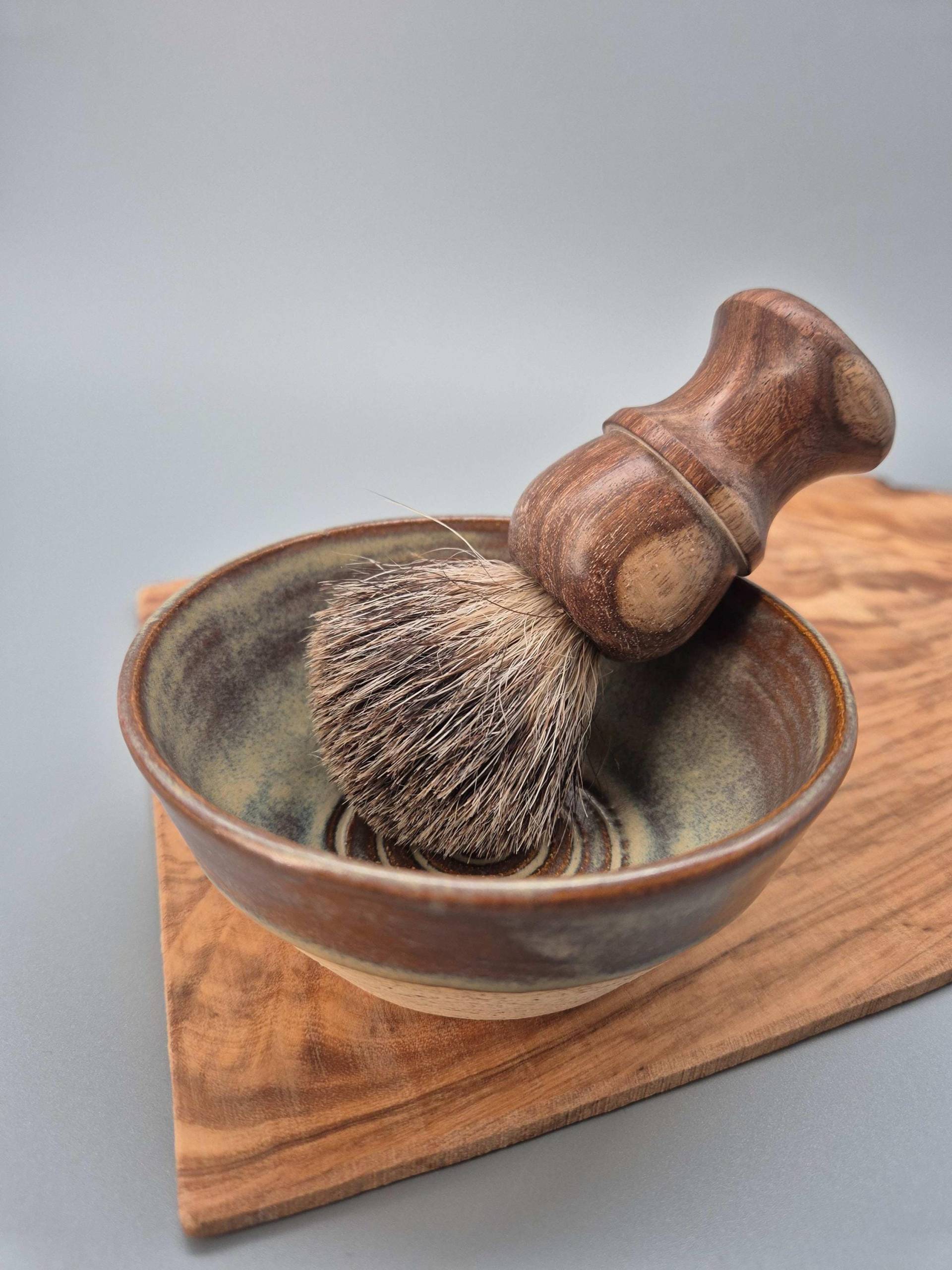 Braune Rasierschale | Keramik von Etsy - NatureArtBoxDE