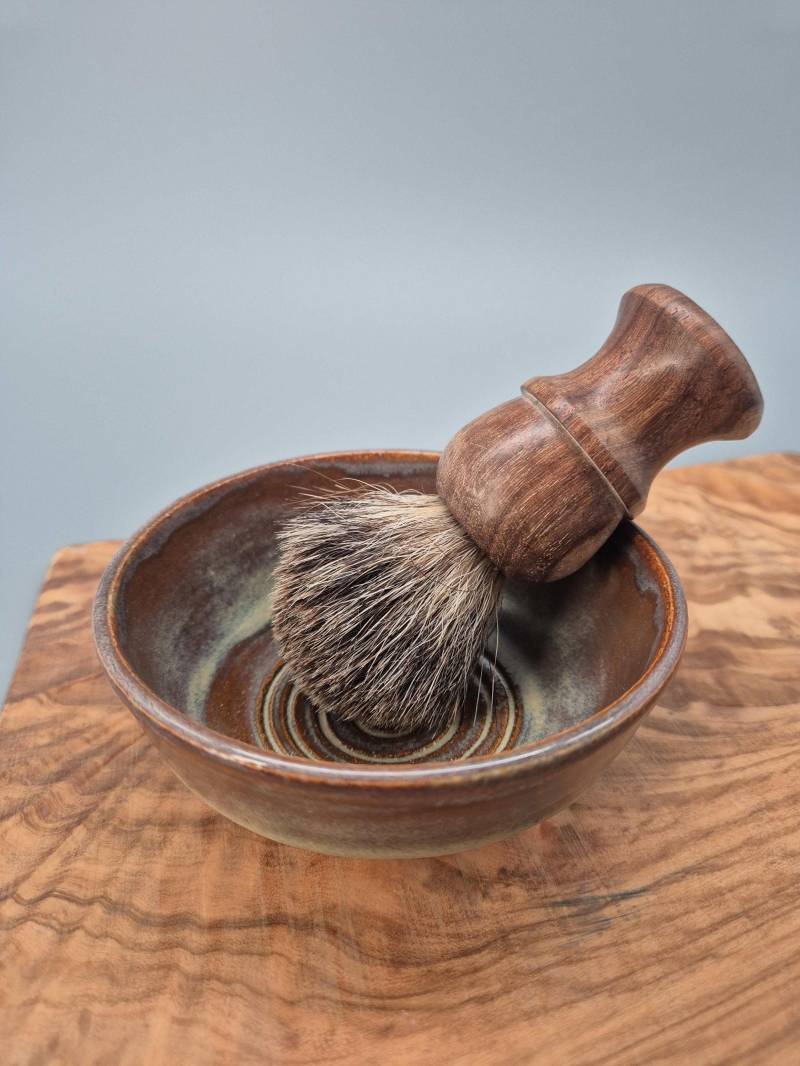 Braune Rasierschale | Keramik von Etsy - NatureArtBoxDE