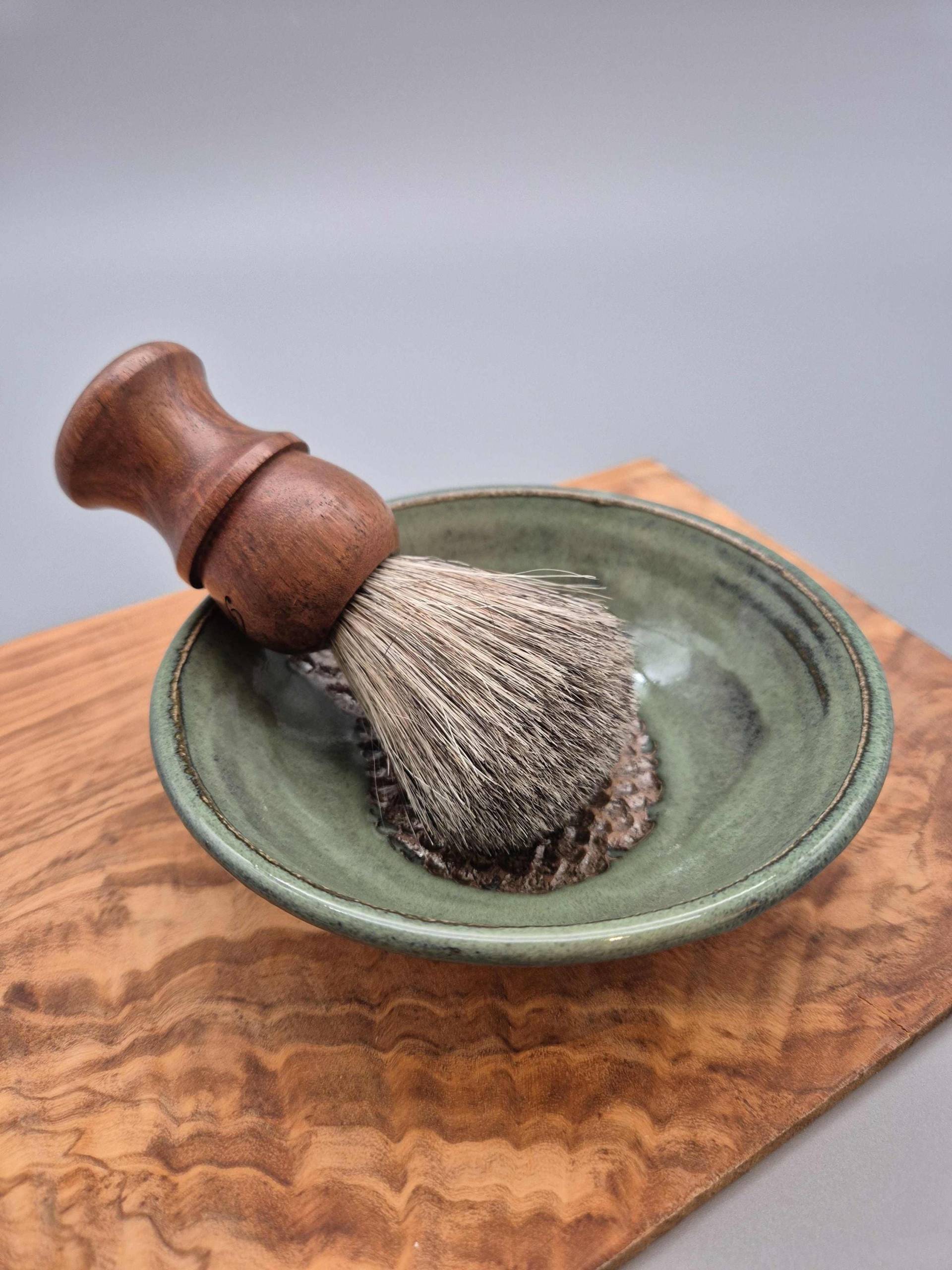 Grüne Rasierschale | Keramik, Als Set Mit Seife Möglich von Etsy - NatureArtBoxDE