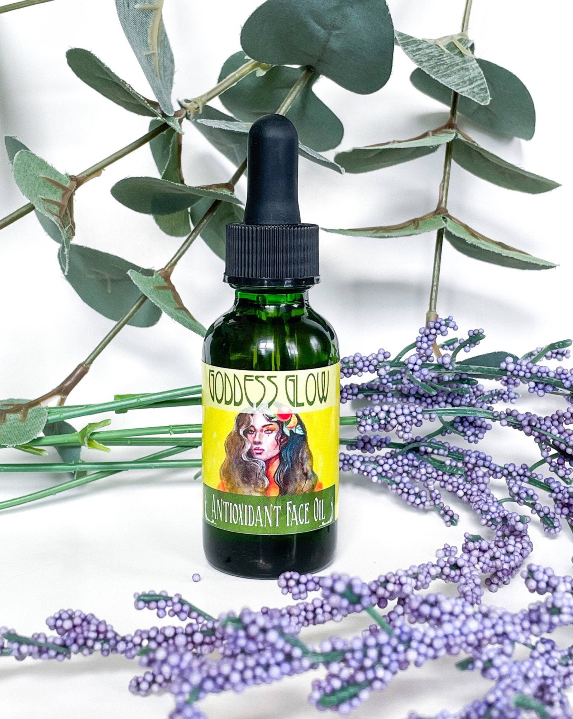 Göttin Glühen Antioxidative Gesicht Öl - Bio-Gesichtsöl, Natürliche, Vegan, Grausamkeit Frei, Wild Gearbeitet Hautpflege, Natur Hautpflege von Etsy - NatureGoddessCo