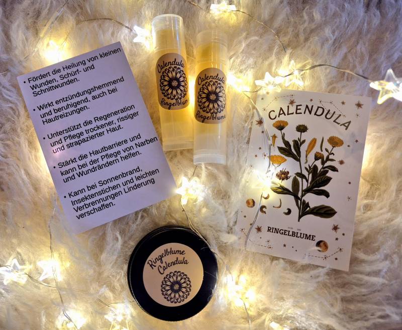 Ringelblumen Lippenbalsam Oder Salbe - Handgemacht Aus Eigener Ernte | Calendula, Bienenwachs & Naturkosmetik Pflege Dem Garten von Etsy - Natureandwitchcraft