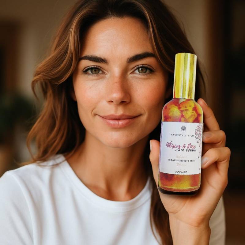 Hibiskus + Rose Haarserum von Etsy - NavivitalityCo