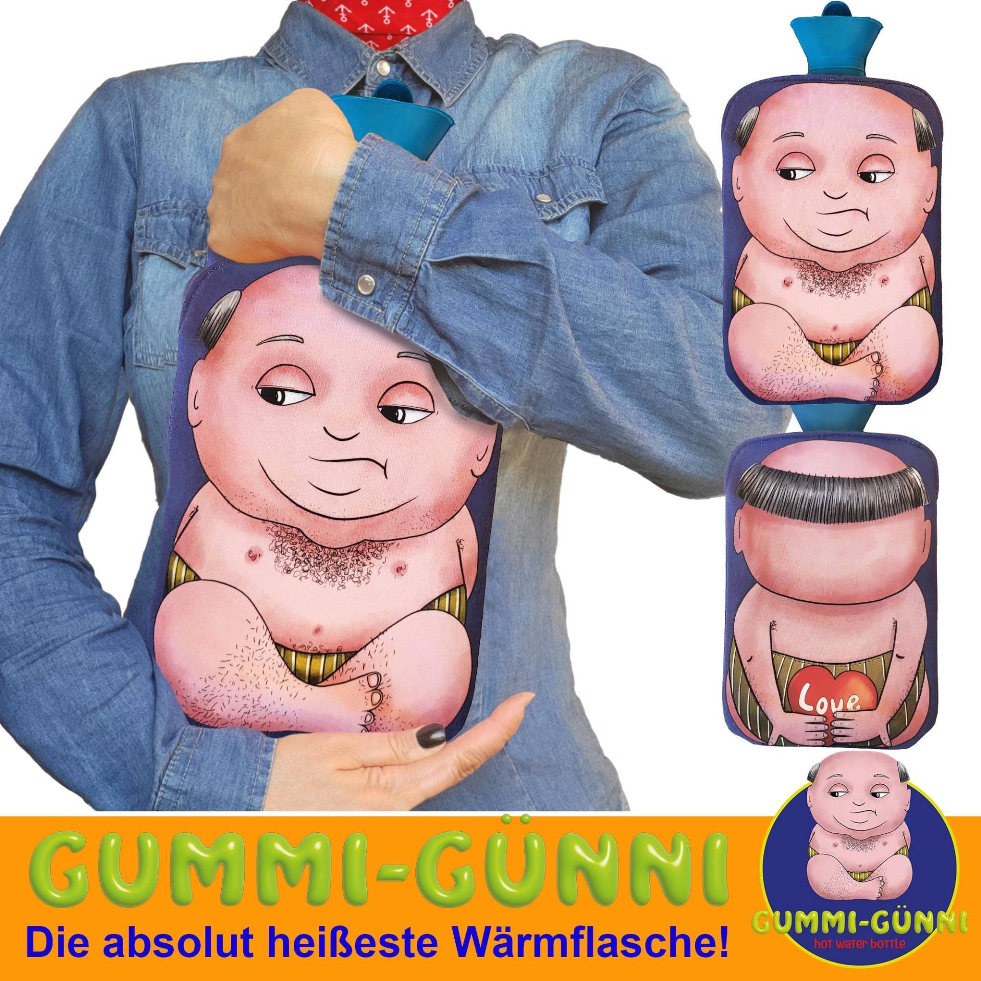 Wärmflasche - Lustig Und Bunt Gummigünni Wärmflasche - Lustig Und Bunt Gummigünni von Etsy - NeedfulArtwork