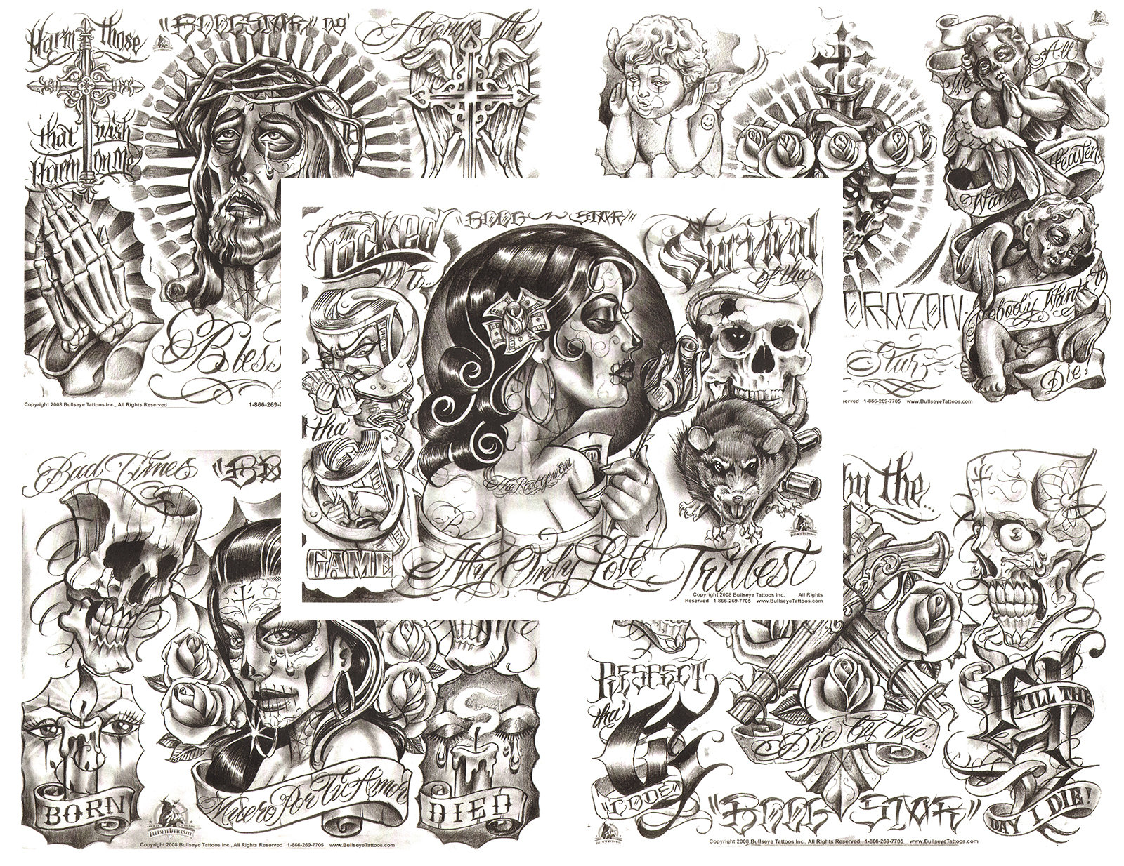 Boog Gangsta Style Tattoo Blitz Set 5 Blatt Mit Linework, Gangster, 11x14" 3 Boog Gangsta Style Tattoo Blitz Set 5 Blatt Mit Linework, Gangster, 11x14" 3 von Etsy - NeedfulThingsByMatt