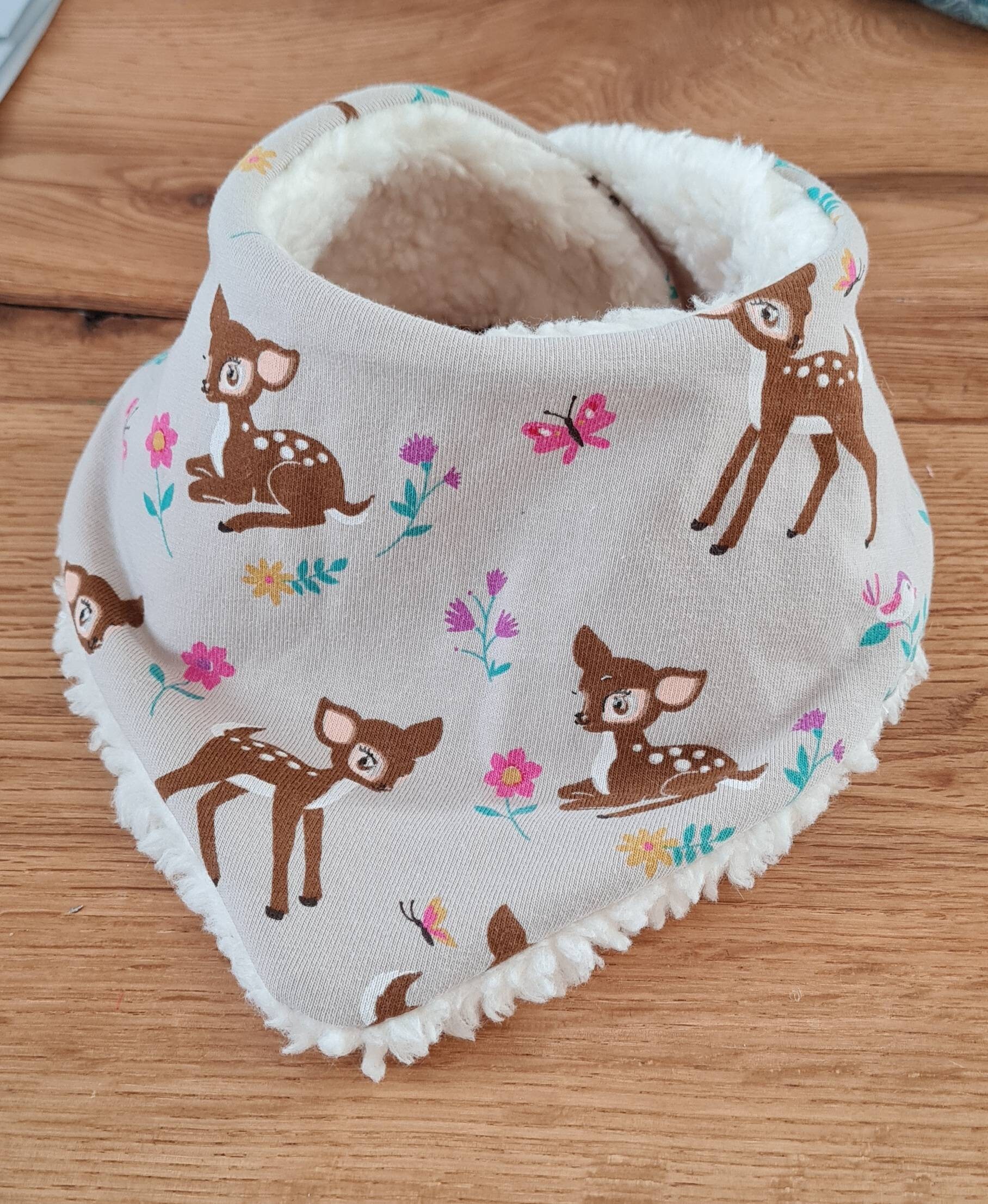 Jersey Babyhalstuch Öko-Teddystoff Baby Dreieckstuch Halstuch Spucktuch Jungen Und Mädchen Kleinkinder Saugfähig Weich von Etsy - NeedleArtGermany