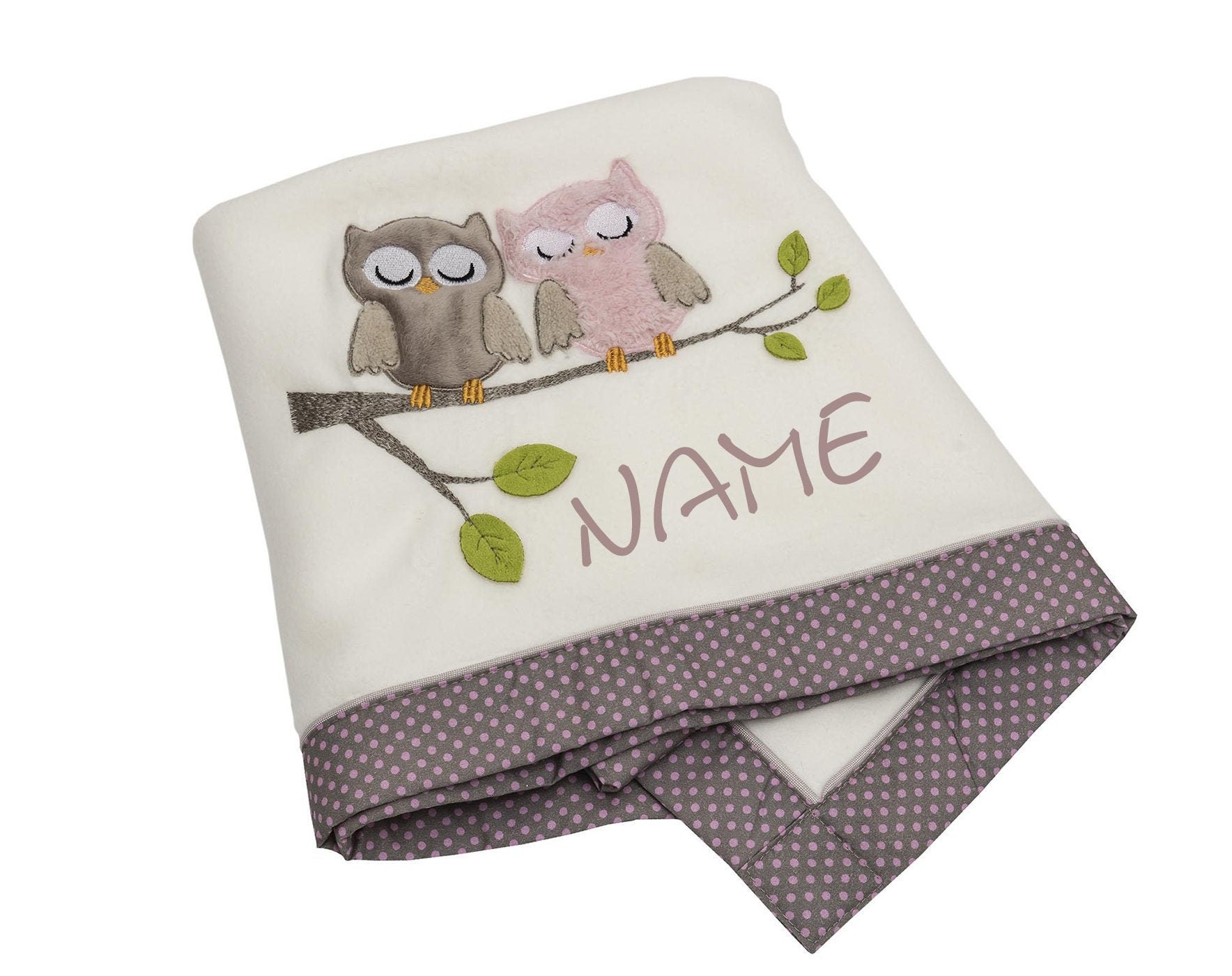 Babydecke Eulen Aus Der Be Be's Collection75 X 100 cmgeschenk Zur Geburtgeschenk Taufebaby Handtuchneedlecat Stickatelier von Etsy - NeedleCatAtelier