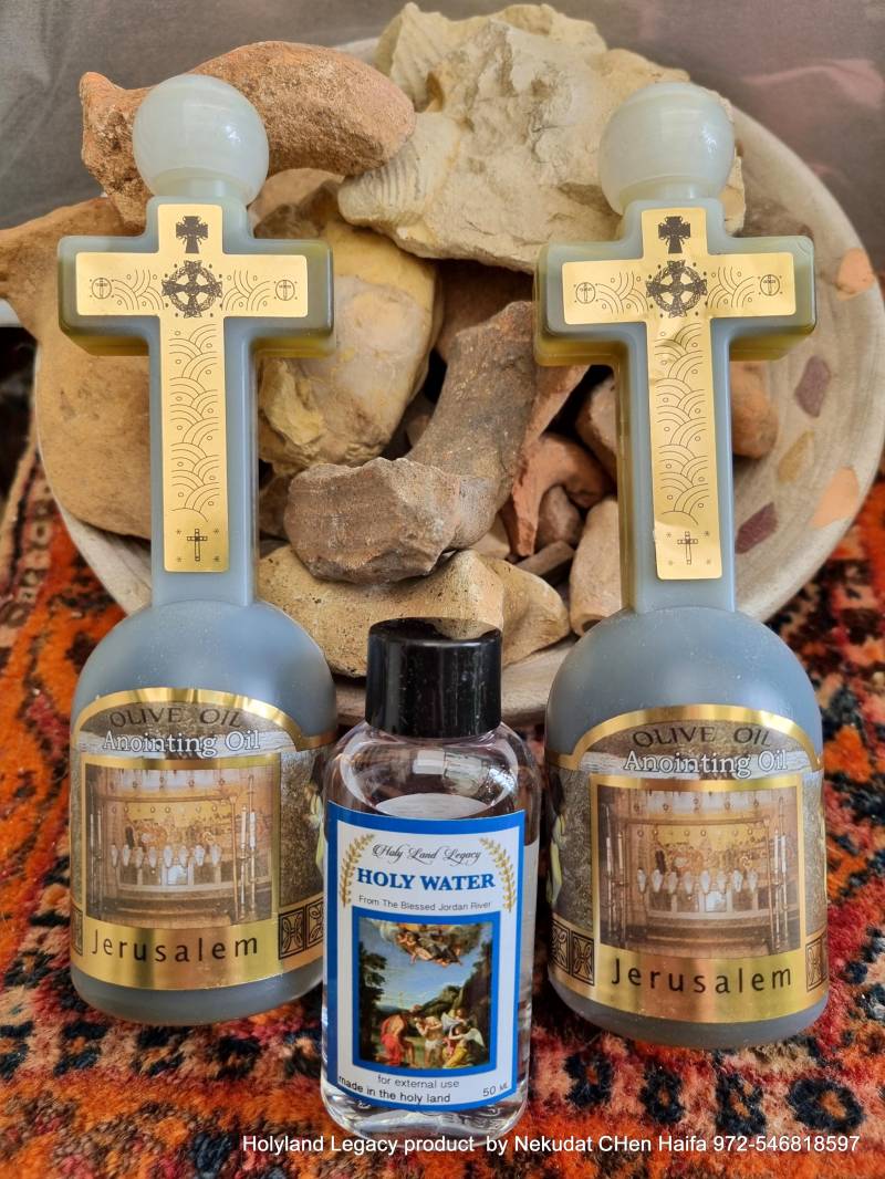 Israel Salbung Öl Frankincense Aus 150 Ml, Weihwasser Jordan 50 Ml Israel Salbung Öl Frankincense Aus 150 Ml, Weihwasser Jordan 50 Ml von Etsy - NekudatChen