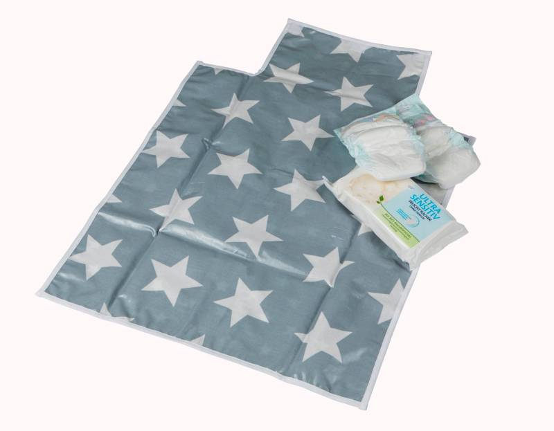 Reise Wickelunterlage Stars Wassedicht - Farben Reise Wickelunterlage Stars Wassedicht - Farben von Etsy - Nestbauglueck