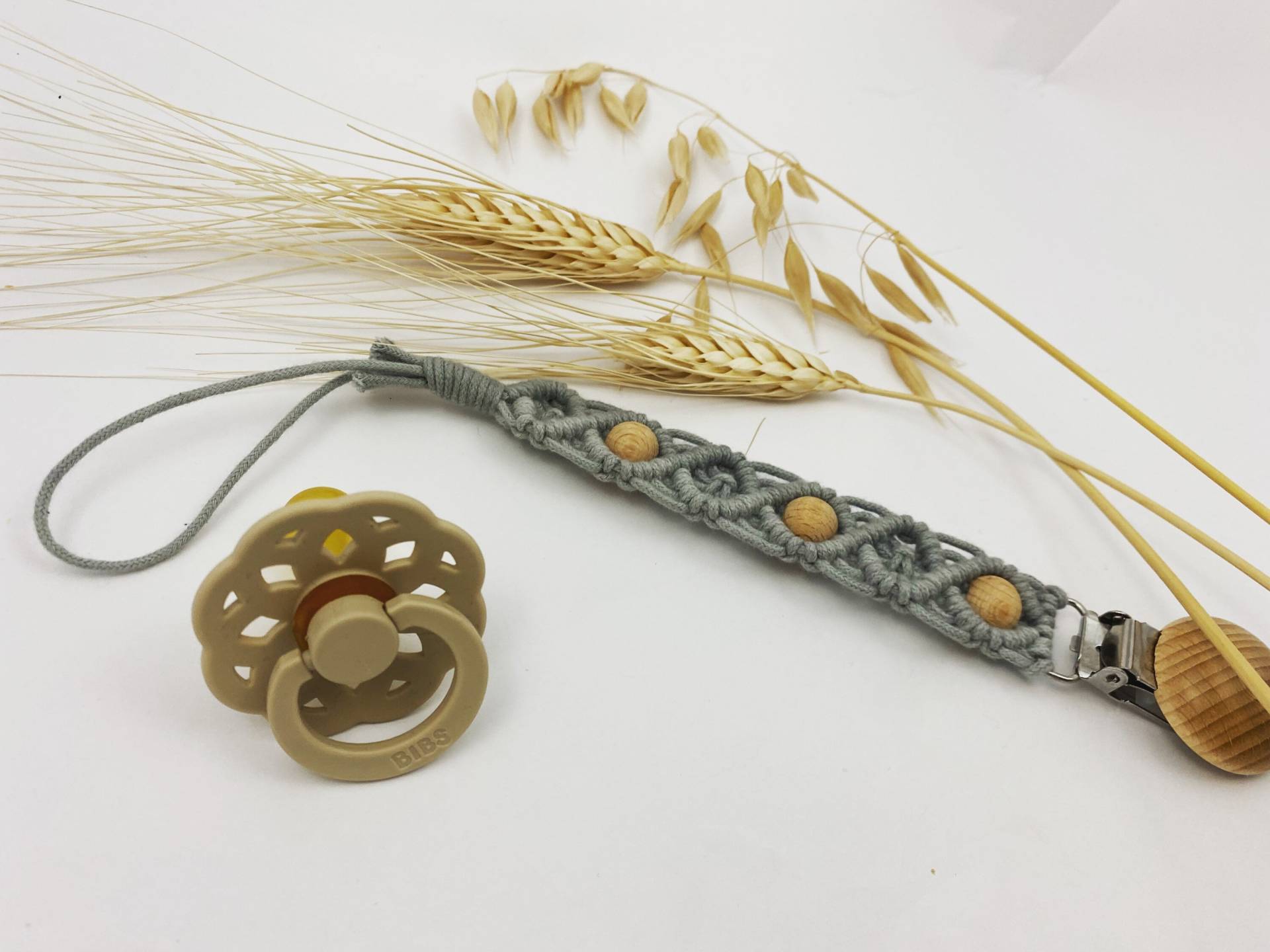 Schnullerkette, Makramee Kette, Schnuller, Baby Schnullerkette, Makramee Kette, Schnuller, Baby von Etsy - NesthaekchenDE