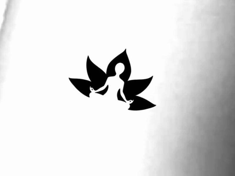 Lotus Frau Temporäres Tattoo/Kleines Blumen Wildblumen Yoga Meditation von Etsy - NewYouTattoo