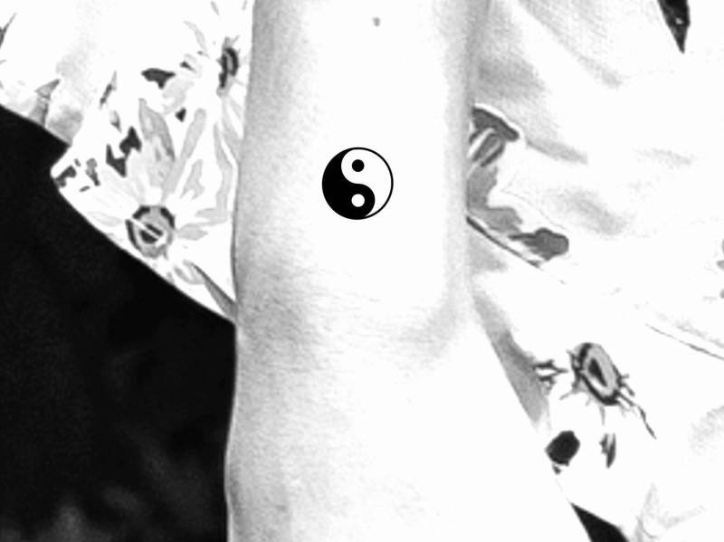Yin Yang Temporäres Tattoo/Kleines Temporäres von Etsy - NewYouTattoo