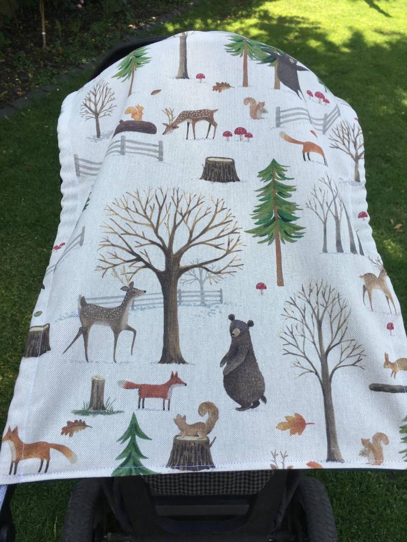 Sonnensegel Uv 50+ Kinderwagen Sonnenverdeck Waldtiere Sonnensegel Uv 50+ Kinderwagen Sonnenverdeck Waldtiere von Etsy - NiEmLi