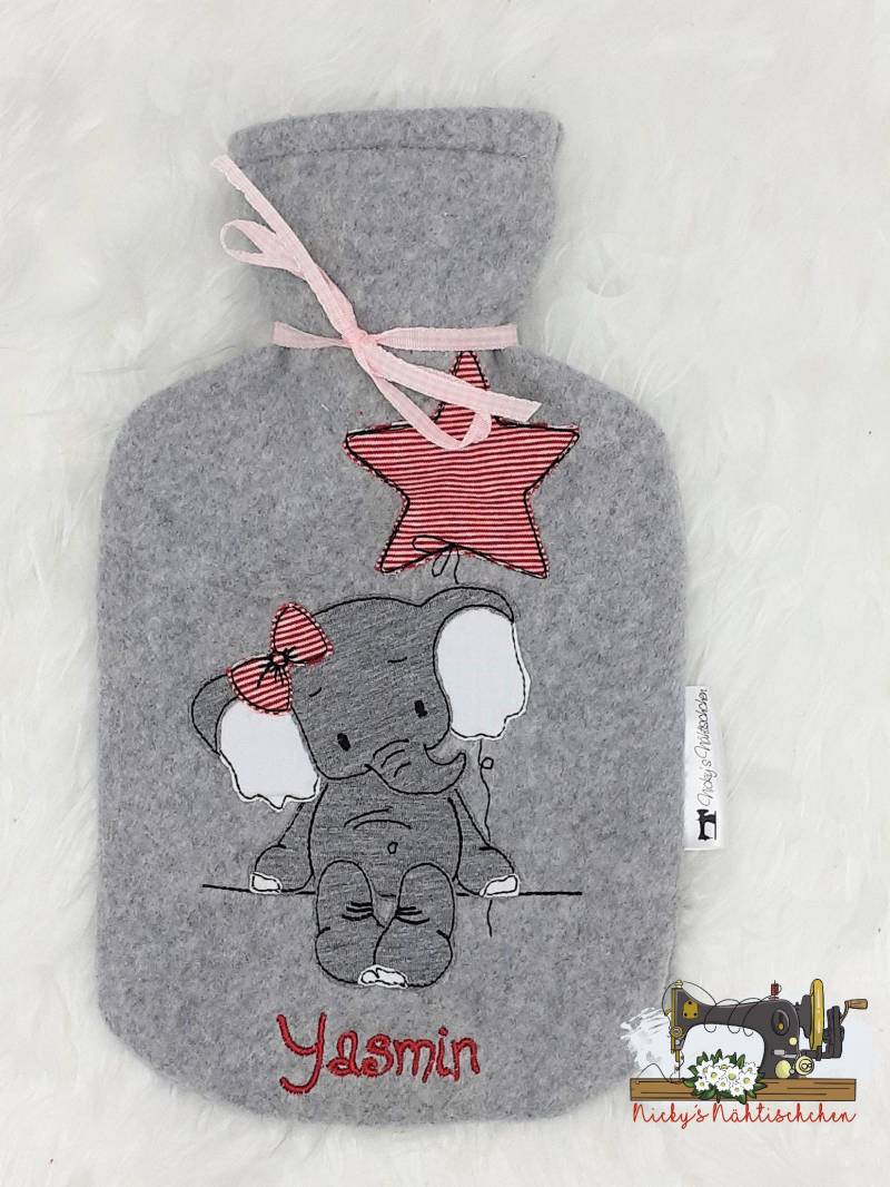 Personalisierte Kinder Wärmflasche Mit Namen - Bio Fleece Bezug Sänger 0, 8L Bestickt Nach Wunsch Geschenk Für & Babys von Etsy - NickysNaehtischchen