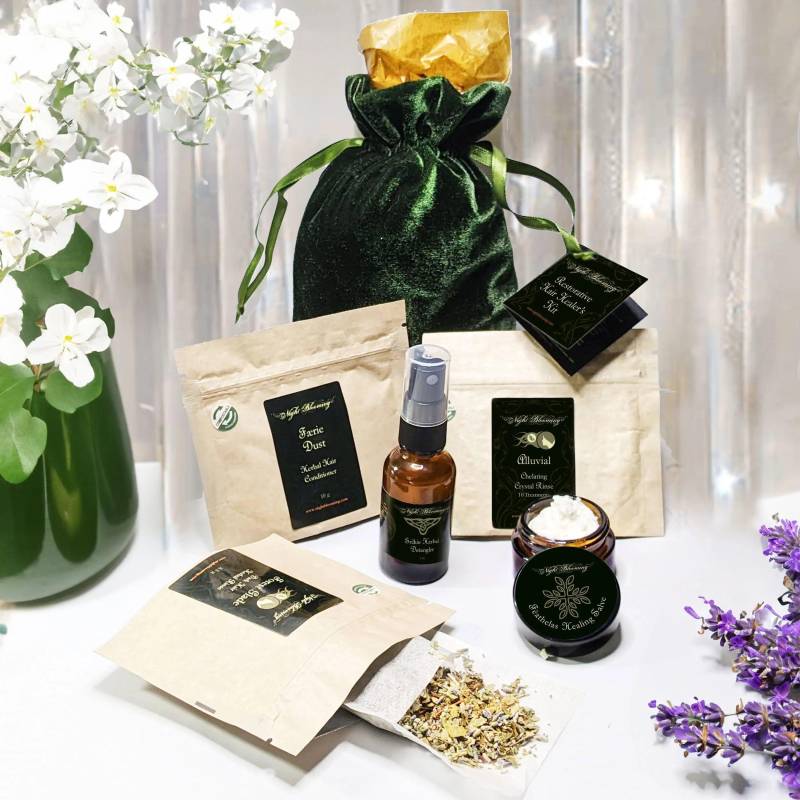 Restorative Hair Healer's Kit Leave-In Haarspülung, Detangler, Reiseset Oder Geschenk Für Sie Restorative Hair Healer's Kit Leave-In Haarspülung, Detangler, Reiseset Oder Geschenk Für Sie von Etsy - NightBlooming