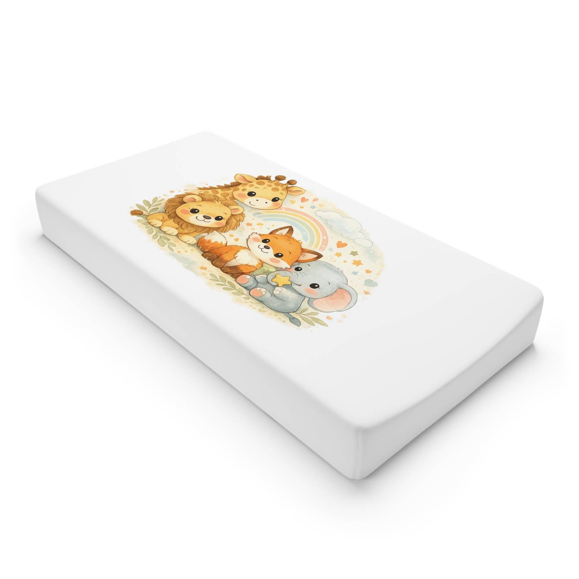 Woodland Baby Animals Changing Pad Cover | Lion Fox Elephant Giraffe Woodland Baby Animals Changing Pad Cover | Lion Fox Elephant Giraffe von Etsy - NilisPoster